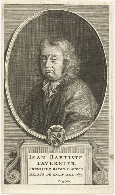 Portrait of Jean-Baptiste Tavernier by Hendrik Causé